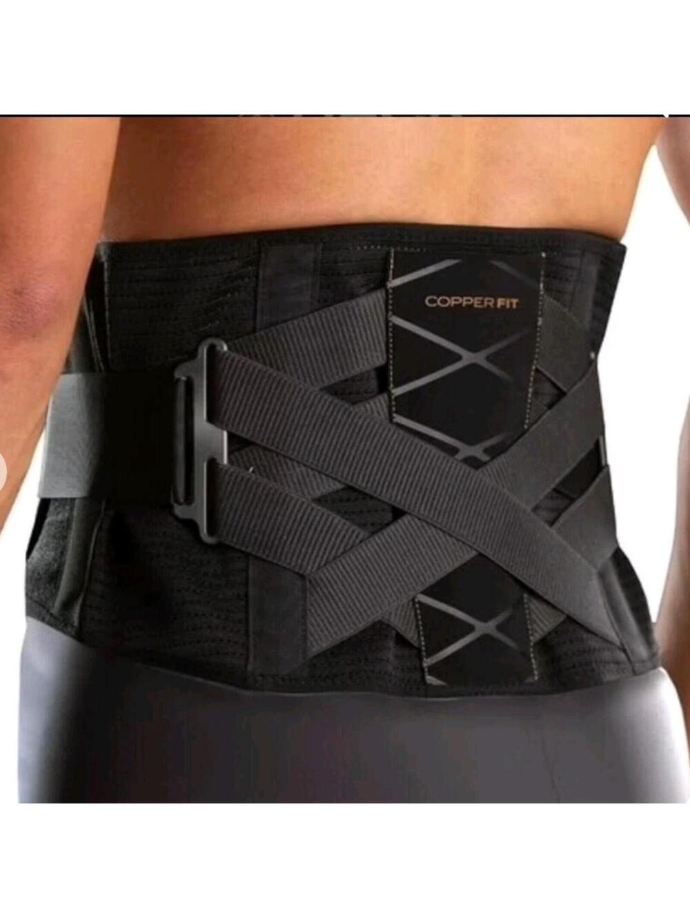 Copper Fit X-Back Next Generation Lower Back Support Brace Belt L/XL Large X-Lar